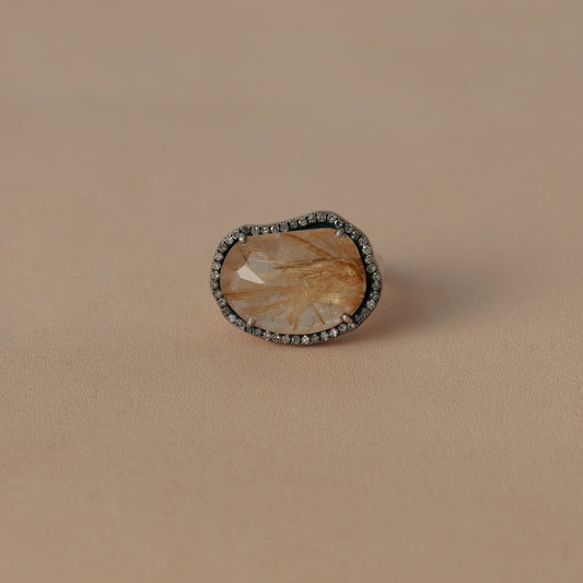2550 Rutilated Quartz | One of Kind Canan Ring
