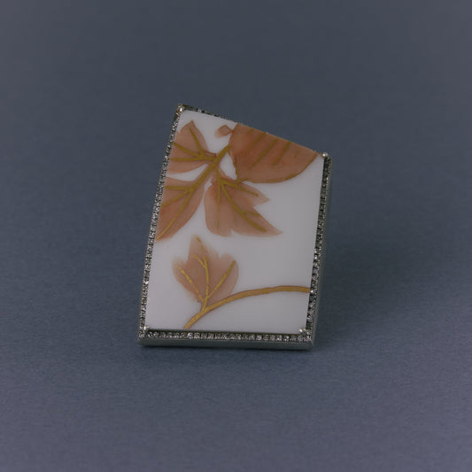 2700 Kutani porcelain 錦山窯 | One of a kind Canan Ring