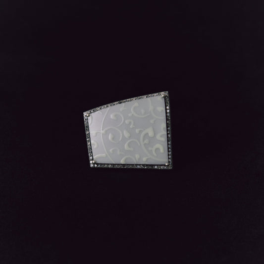 2701 Kutani porcelain 錦山窯 | One of a kind Canan Ring