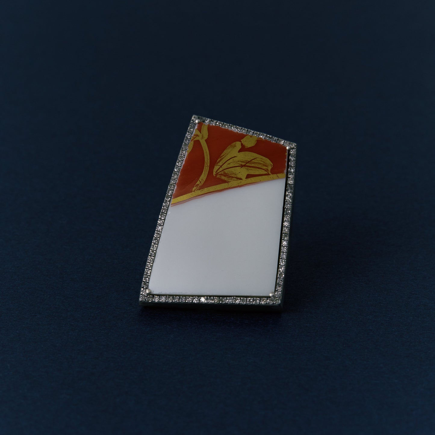 2705 Kutani porcelain 錦山窯 | One of a kind Canan Ring