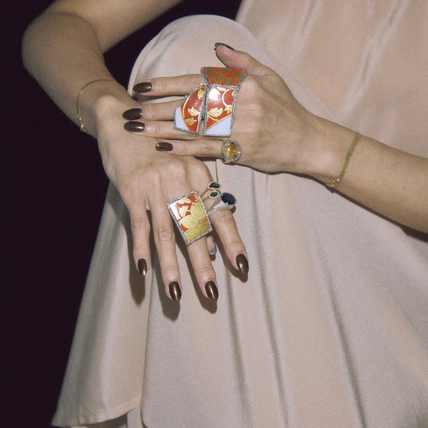 2768 Kutani porcelain 錦山窯 | One of a kind Reni Ring