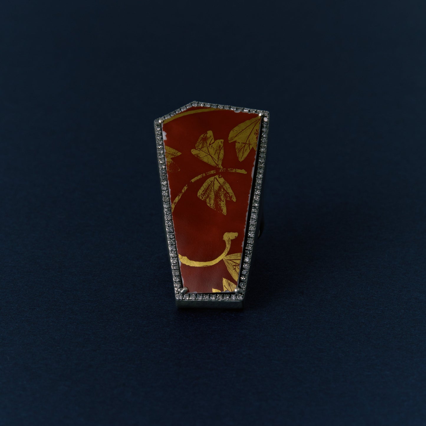2711 Kutani porcelain 錦山窯 | One of a kind Canan Ring