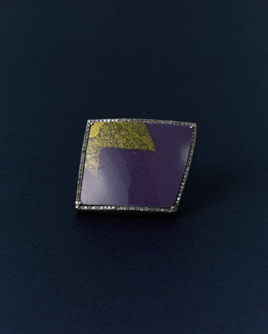 2713 Kutani porcelain 錦山窯 | One of a kind Canan Ring