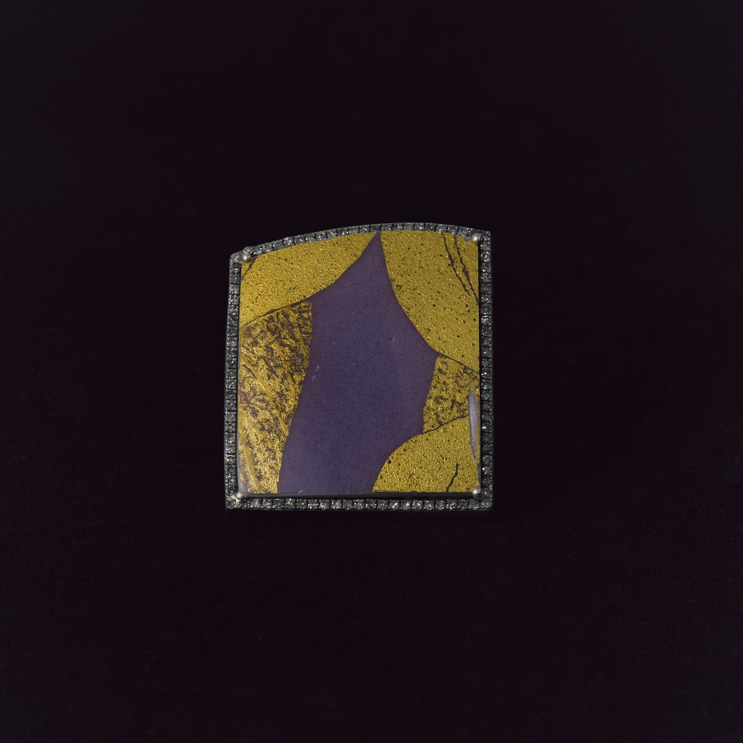 2715 Kutani porcelain 錦山窯 | One of a kind Canan Ring