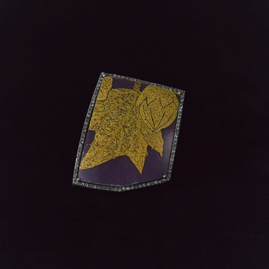 2721 Kutani porcelain 錦山窯 | One of a kind Canan Ring