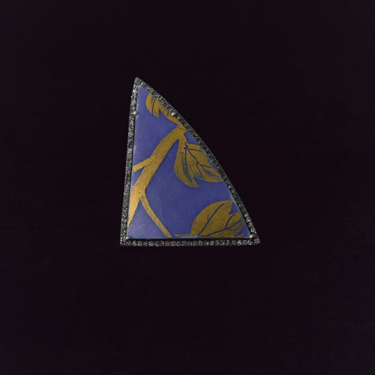 2726 Kutani porcelain 錦山窯 | One of a kind Canan Ring