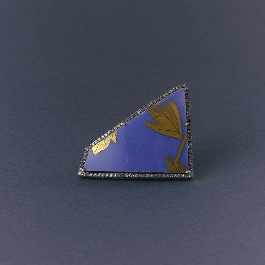 2727 Kutani porcelain 錦山窯 | One of a kind Canan Ring
