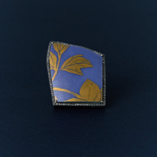 2728 Kutani porcelain 錦山窯 | One of a kind Canan Ring