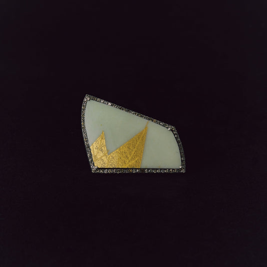 2752 Kutani porcelain 錦山窯 | One of a kind Reni Ring