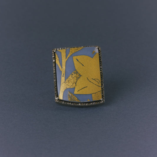2787 Kutani porcelain 錦山窯 | One of a kind Reni Ring