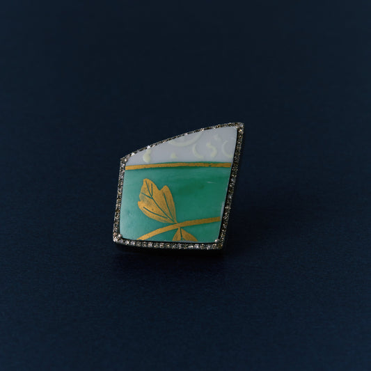 2789 Kutani porcelain 錦山窯 | One of a kind Reni Ring