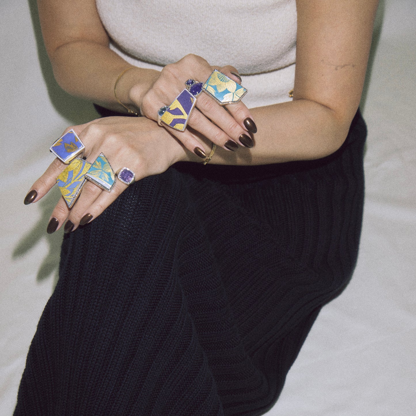 2788 Kutani porcelain 錦山窯 | One of a kind Reni Ring