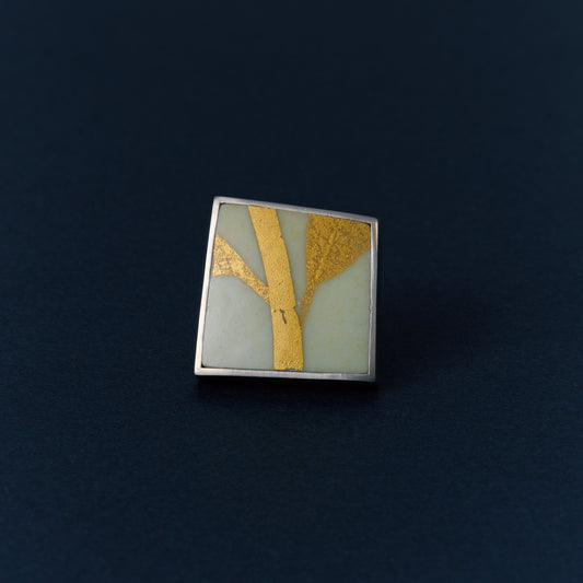 2801 Kutani porcelain 錦山窯 | One of a kind Gimel Ring