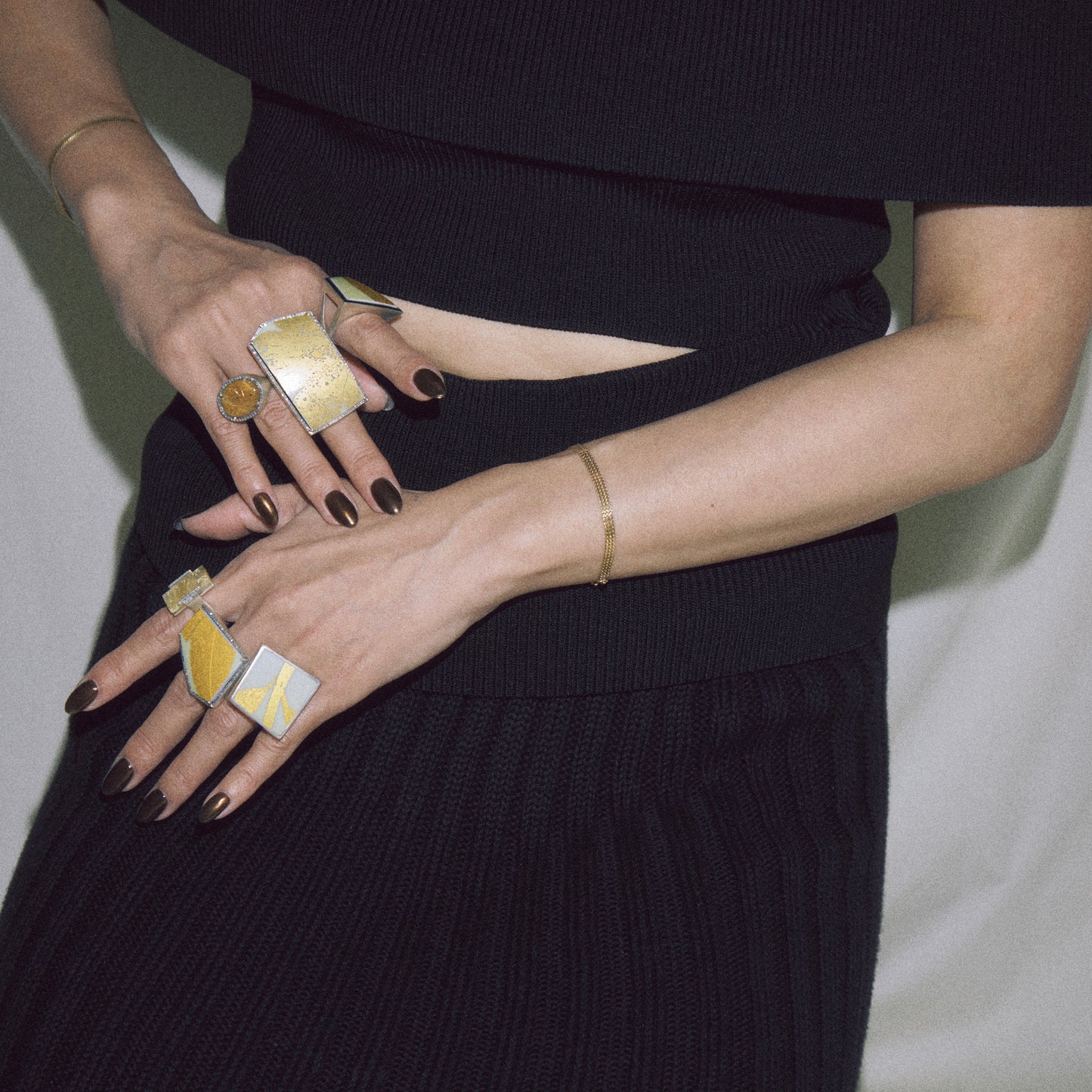 2686 Kutani porcelain 錦山窯 | One of a kind Canan Ring