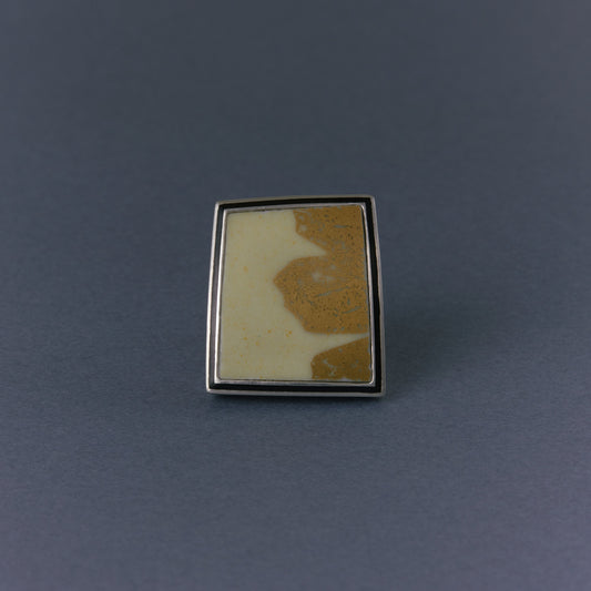 2809 Kutani porcelain 錦山窯 | One of a kind Mibu Black Ring