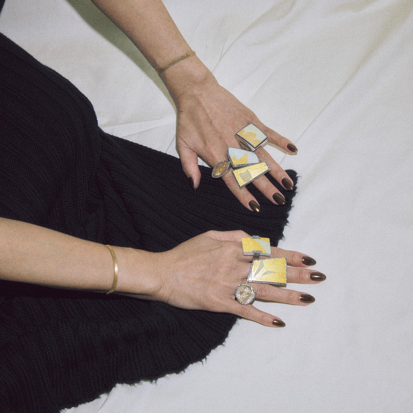 2690 Kutani porcelain 錦山窯 | One of a kind Canan Ring