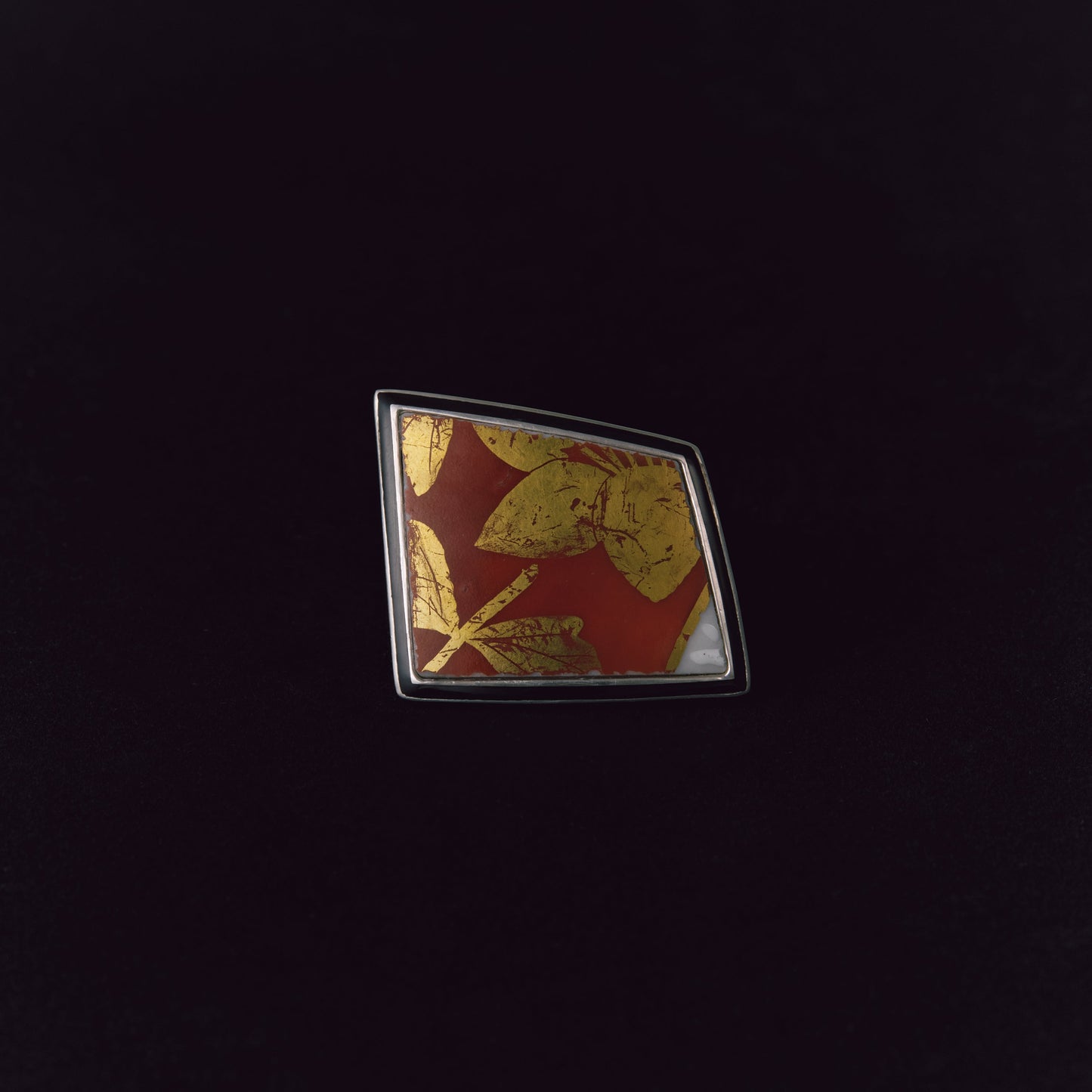 2810 Kutani porcelain 錦山窯 | One of a kind Mibu Black Ring