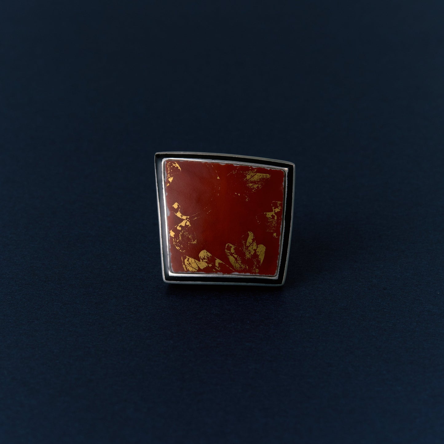 2811 Kutani porcelain 錦山窯 | One of a kind Mibu Black Ring