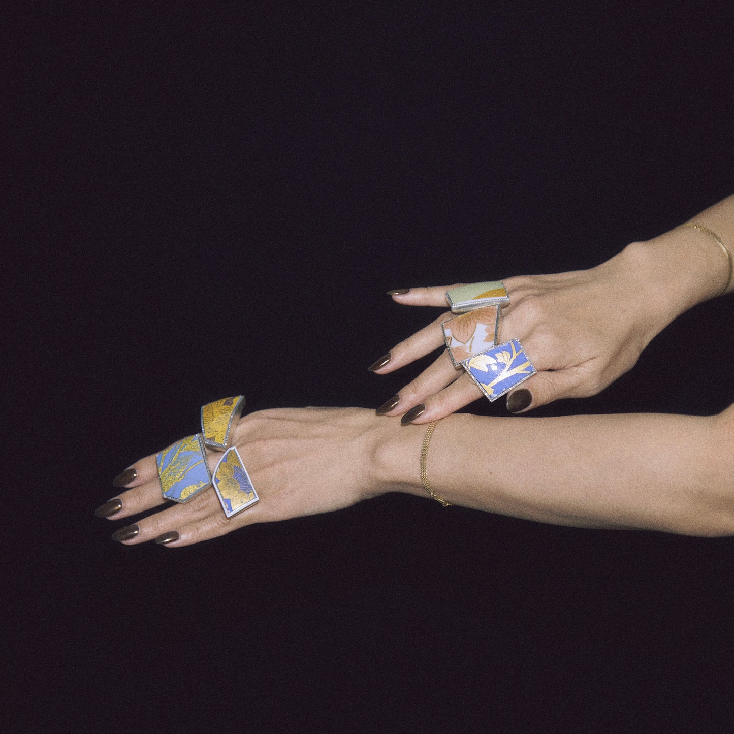 2725 Kutani porcelain 錦山窯 | One of a kind Canan Ring