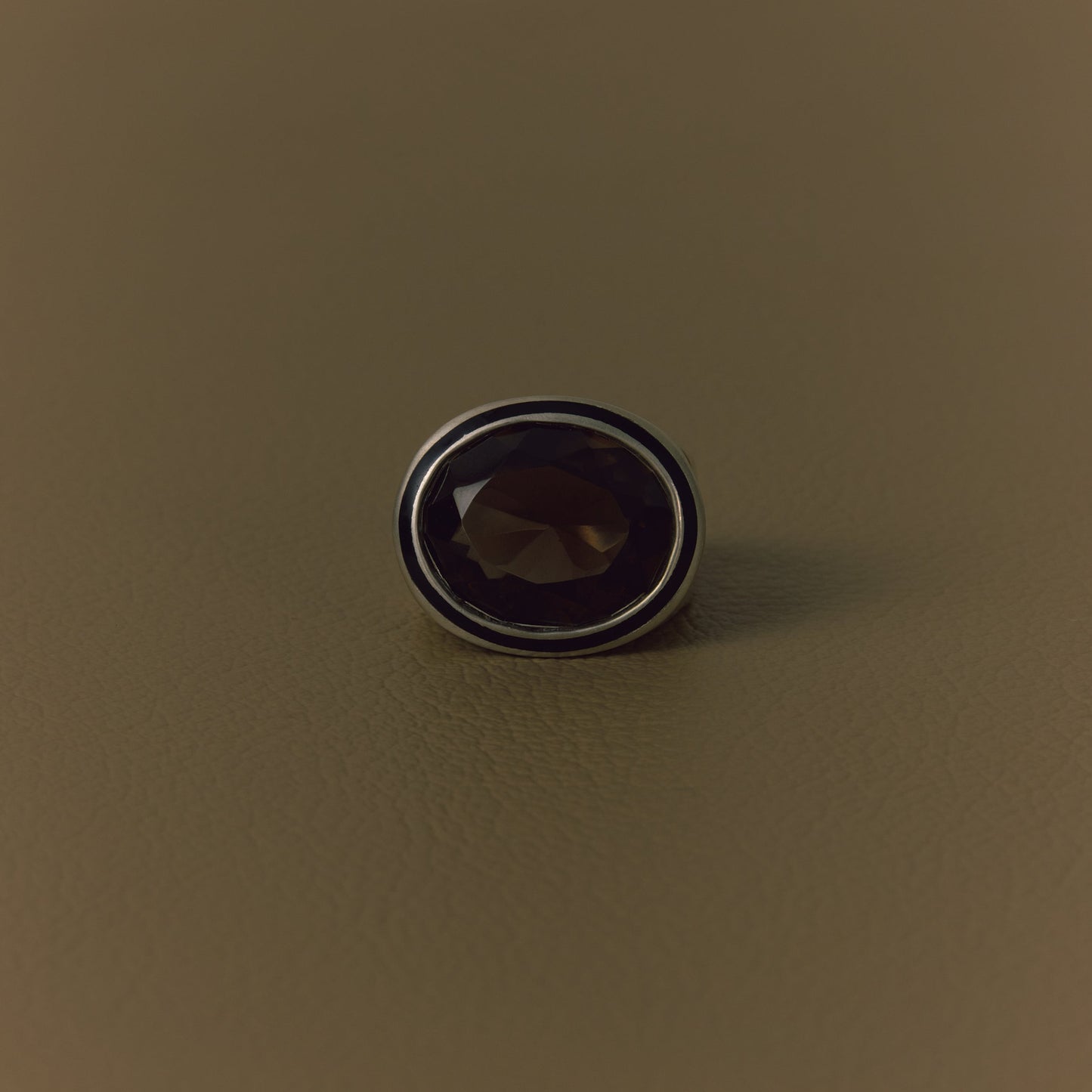 2836 Smoky Quartz | One of Kind Mibu Black Ring