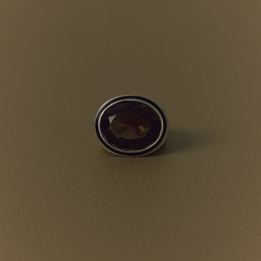 2836 Smoky Quartz | One of Kind Mibu Black Ring