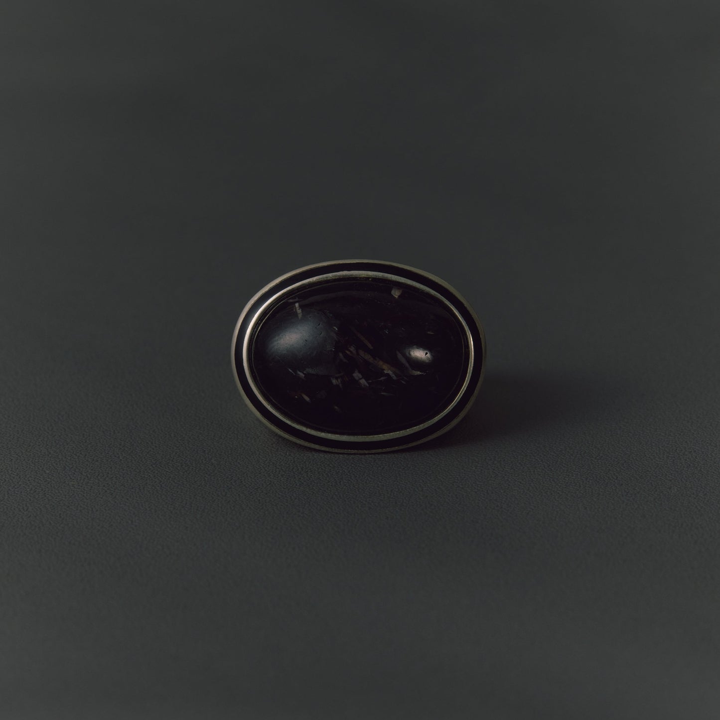 2838 Nuummite | One of Kind Mibu Black Ring