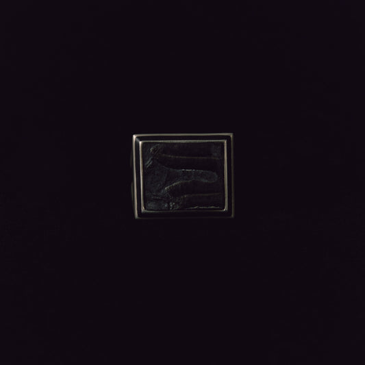 2839 Alethopteris | One of Kind Mibu Black Ring