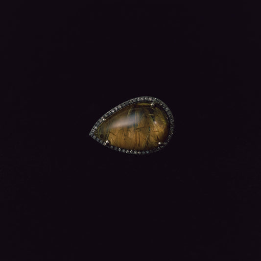 2872 Rutilated Quartz | One of Kind Canan Ring