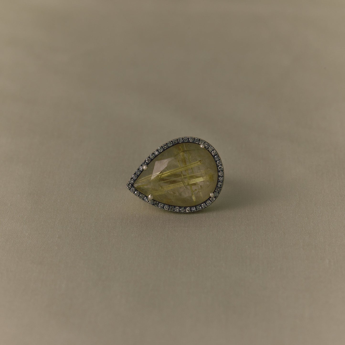 2873 Rutilated Quartz | One of Kind Canan Ring