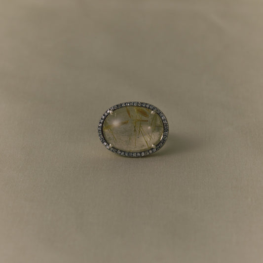 2875 Rutilated Quartz | One of Kind Canan Ring