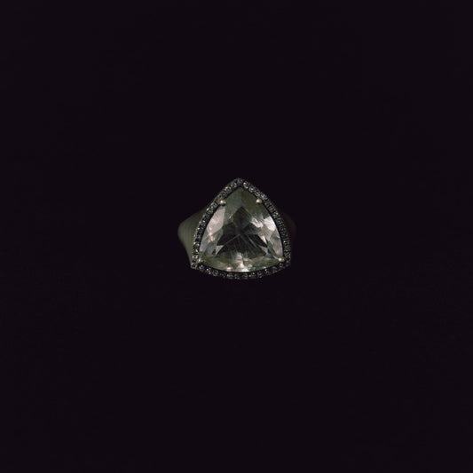 2878 Moss Rutile Quartz | One of Kind Canan Ring