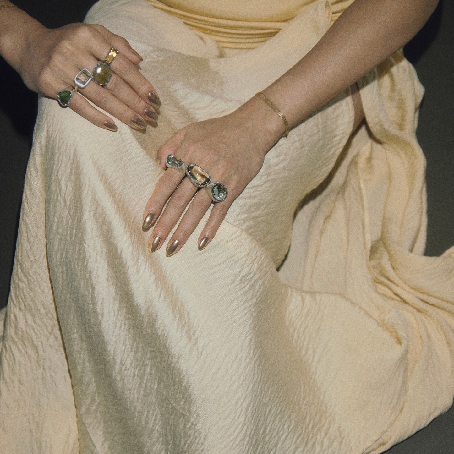2883 Green Amethyst  | One of Kind Canan Ring