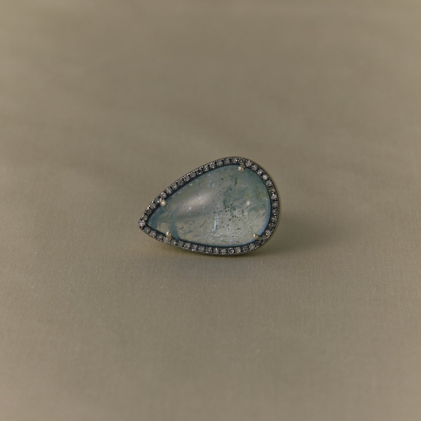 2894 Moss Aquamarine | One of Kind Canan Ring