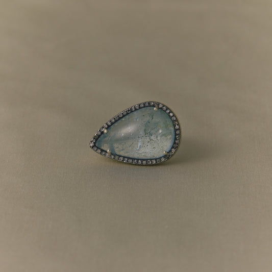 2894 Moss Aquamarine | One of Kind Canan Ring