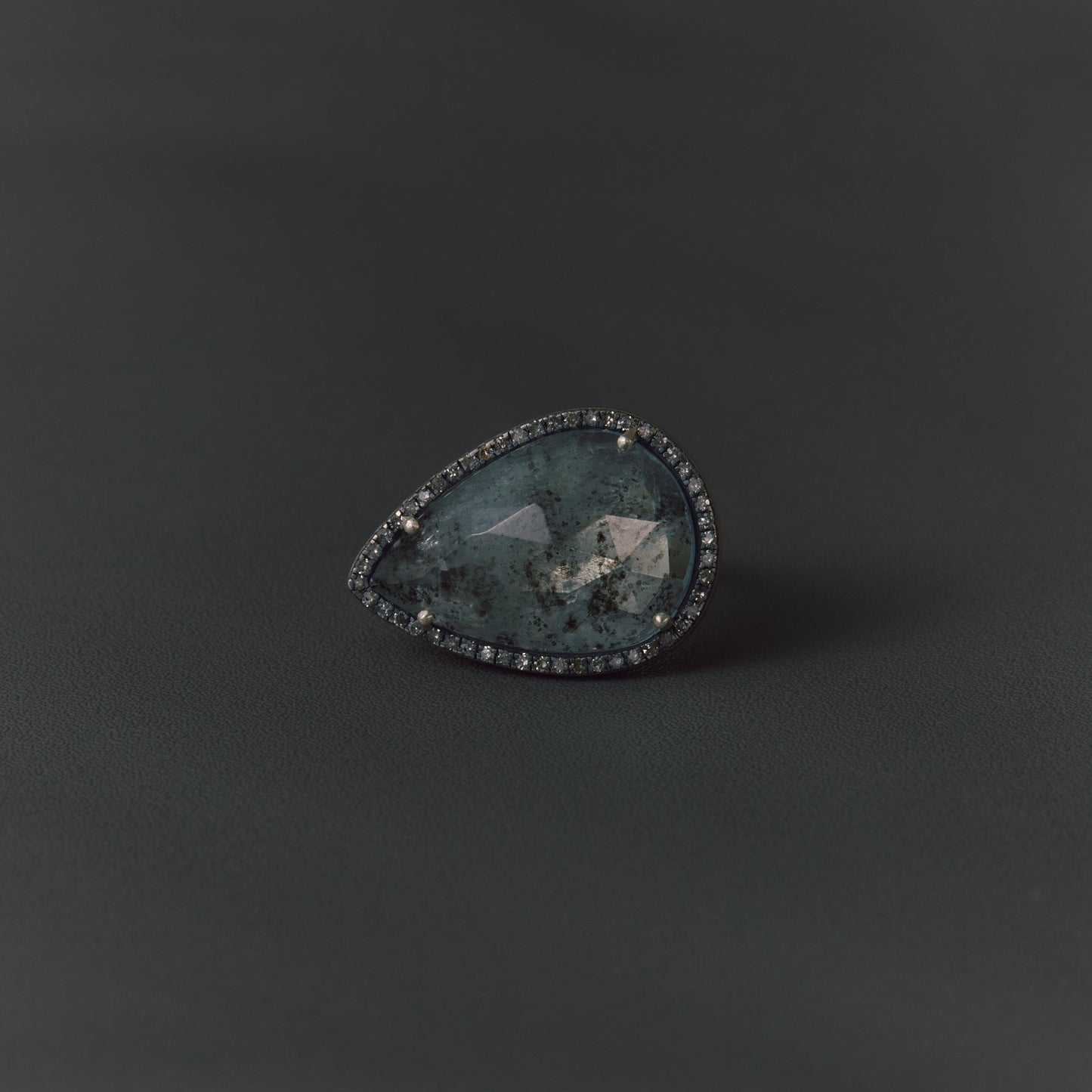 2896 Moss Aquamarine | One of Kind Canan Ring