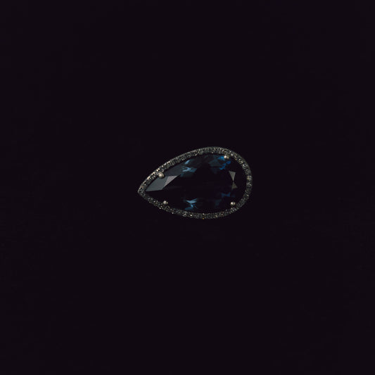 2904 London Blue Topaz | One of Kind Canan Ring