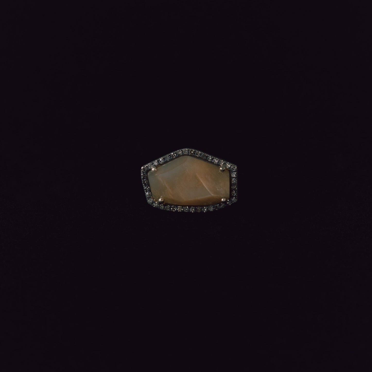 2909 Moon Stone | One of Kind Canan Ring