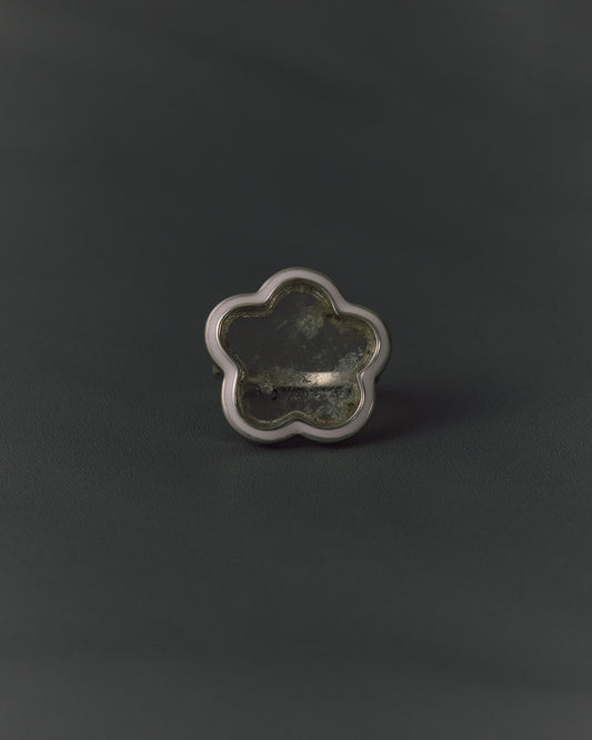 2927 Rutilated Quartz | One of Kind Zenin White Ring