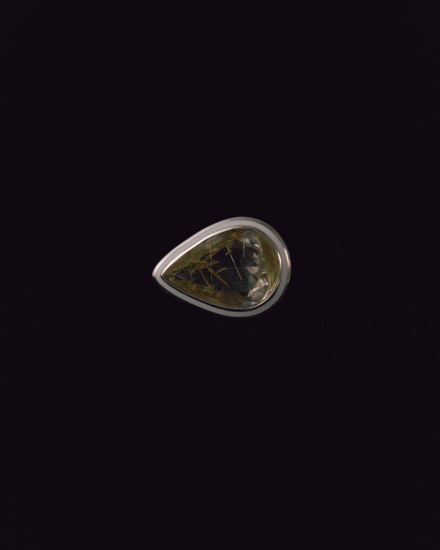 2929 Rutilated Quartz | One of Kind Zenin White Ring