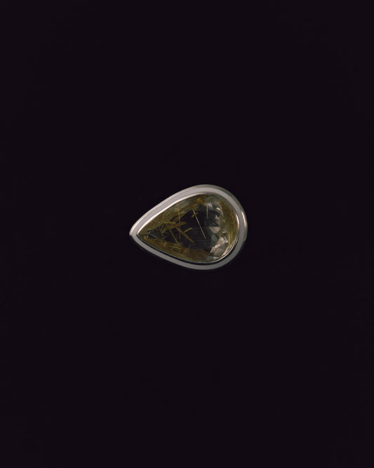 2929 Rutilated Quartz | One of Kind Zenin White Ring