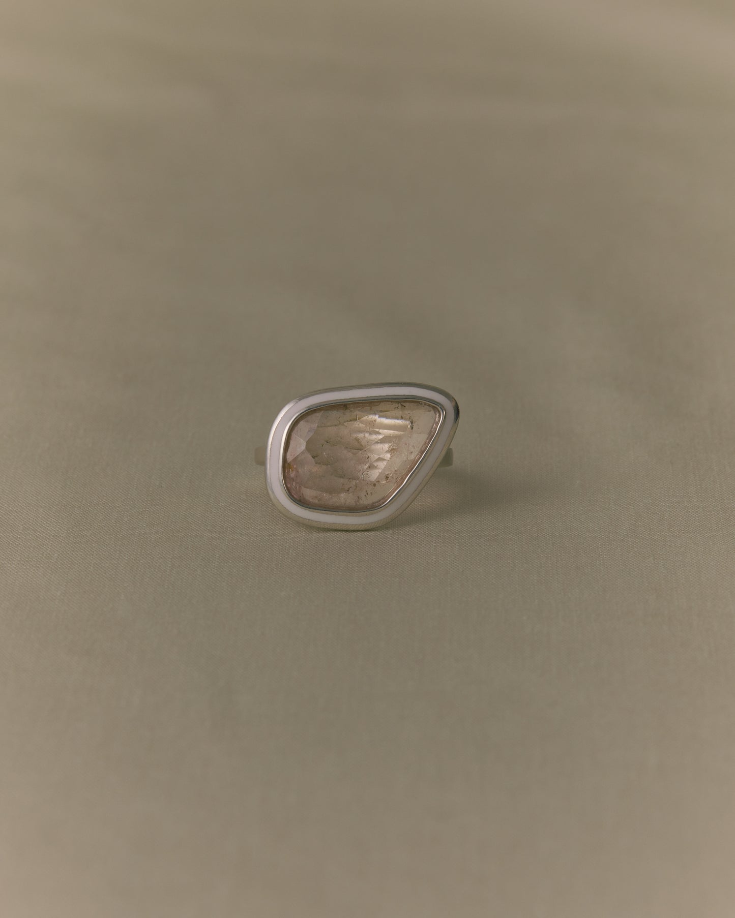2935 Pink Tourmaline | One of Kind Zenin White Ring