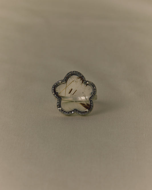 2962 Rutilated Quartz | One of Kind Reni Ring