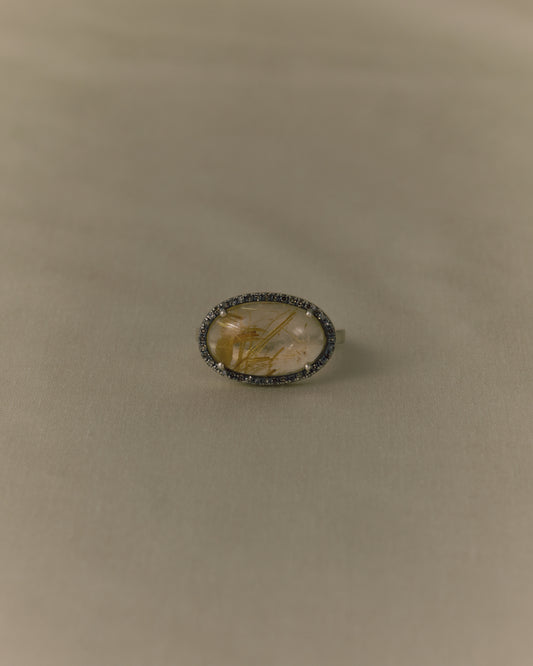2977 Rutilated Quartz | One of Kind Reni Ring