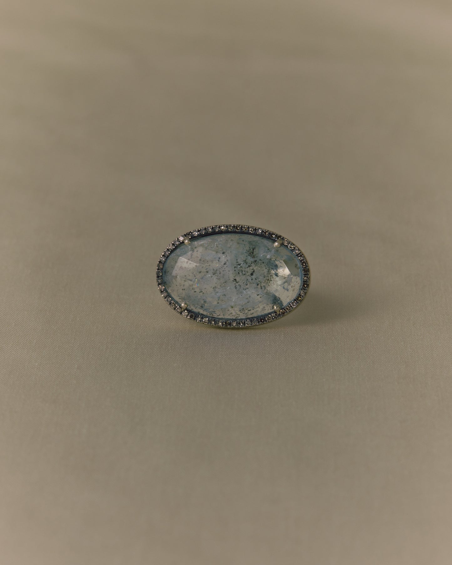 2983 Moss Aquamarine | One of Kind Reni Ring