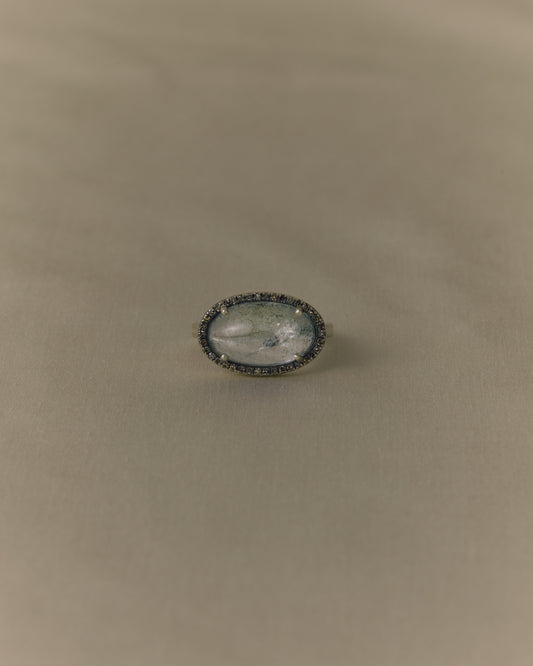 2984 Moss Aquamarine | One of Kind Reni Ring