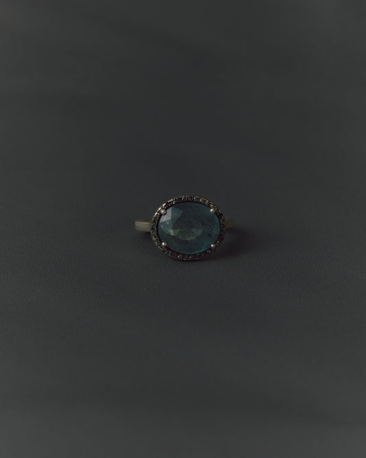2986 Moss Aquamarine | One of Kind Reni Ring