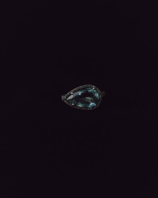 2987 Moss Aquamarine | One of Kind Reni Ring
