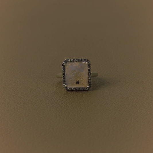 3009 Crystallized Agate | One of Kind Reni Ring