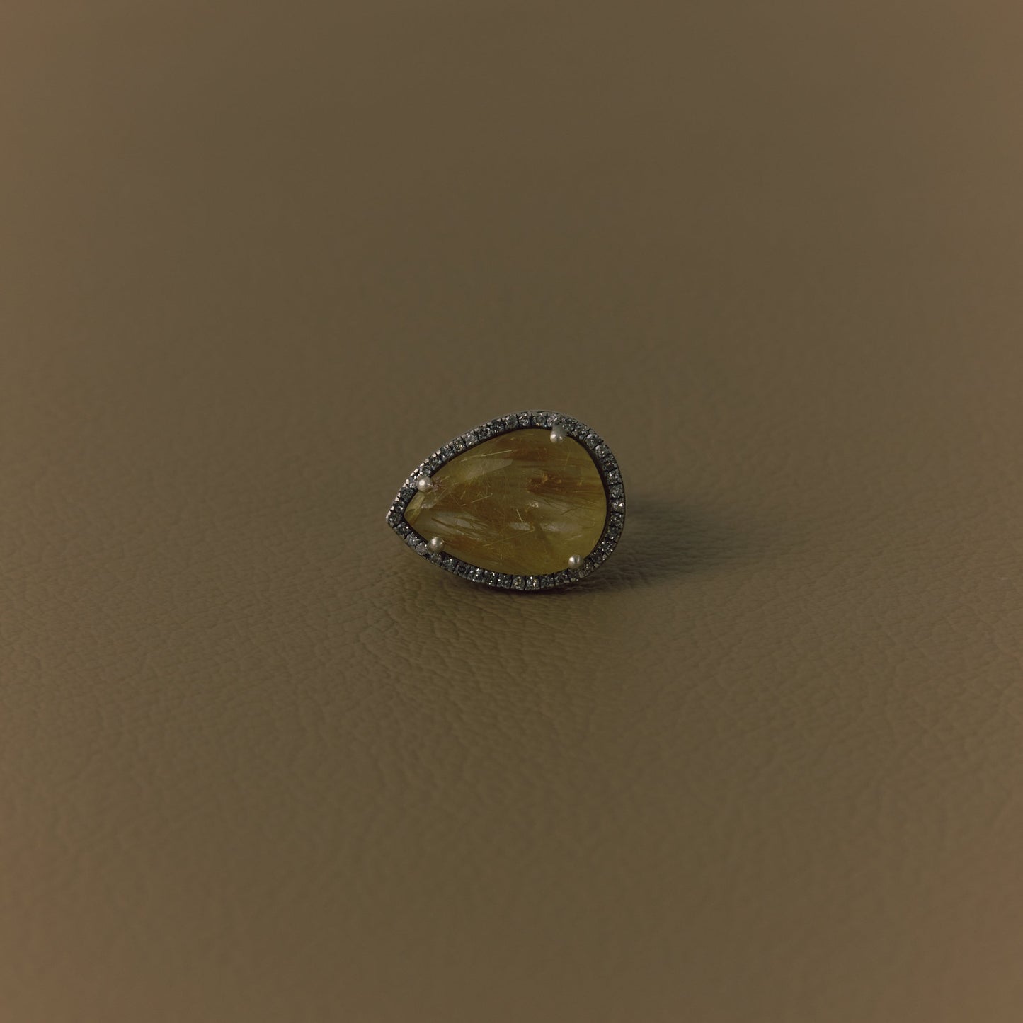 3061 Rutilated Quartz  | Canan Pinky Ring