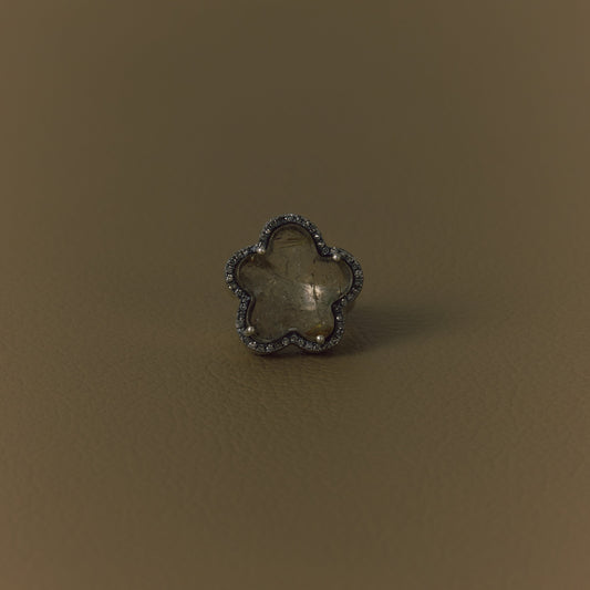3062 Rutilated Quartz  | Canan Pinky Ring
